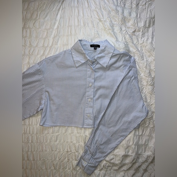 Cropped striped shirt - Picture 4 of 4